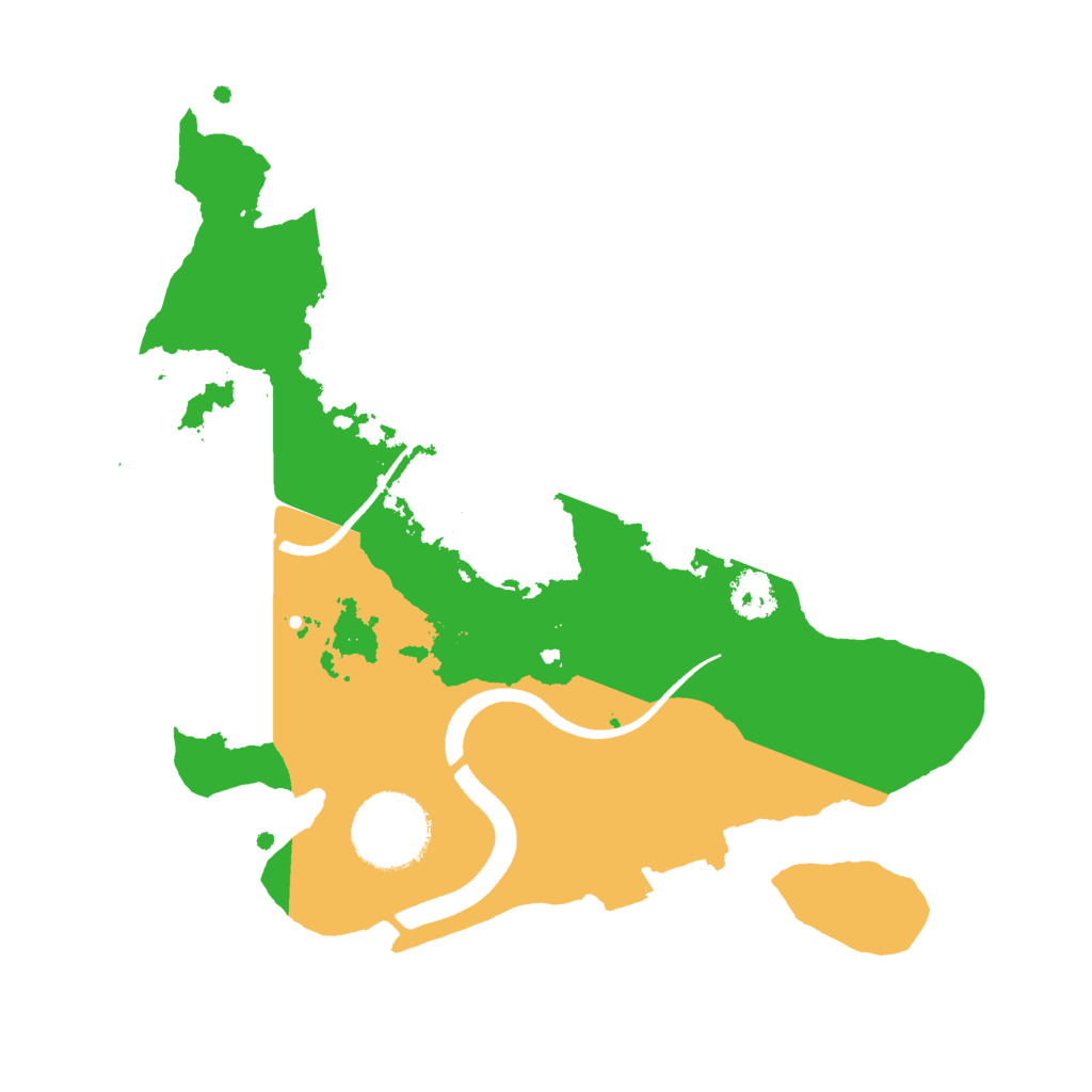 Biome Rust Map: Procedural Map, Size: 2500, Seed: 13231
