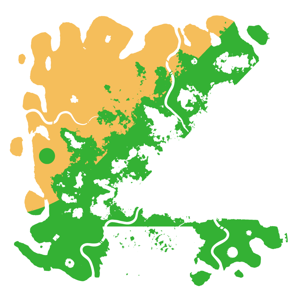 Biome Rust Map: Procedural Map, Size: 5000, Seed: 875645678