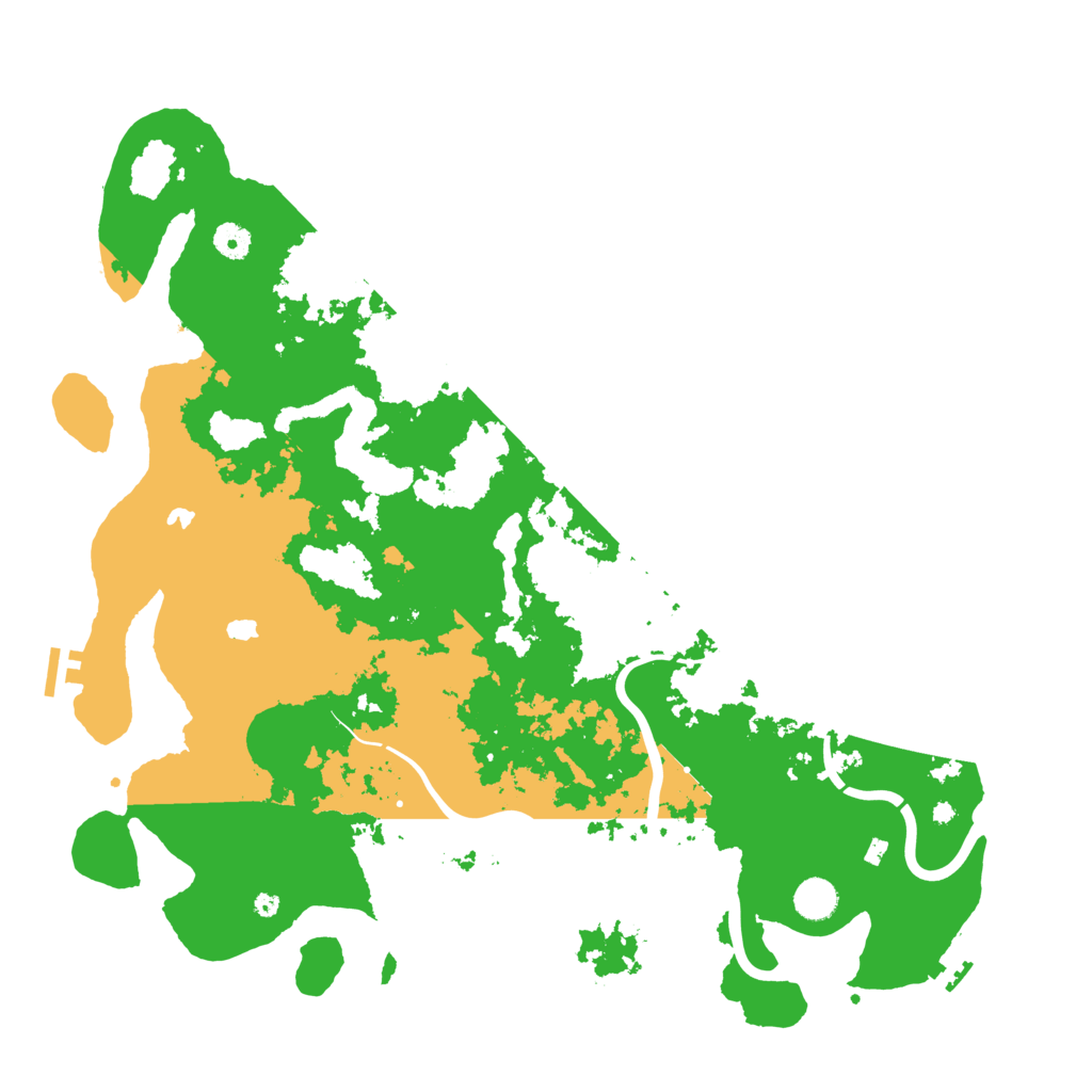 Biome Rust Map: Procedural Map, Size: 4500, Seed: 1125269374