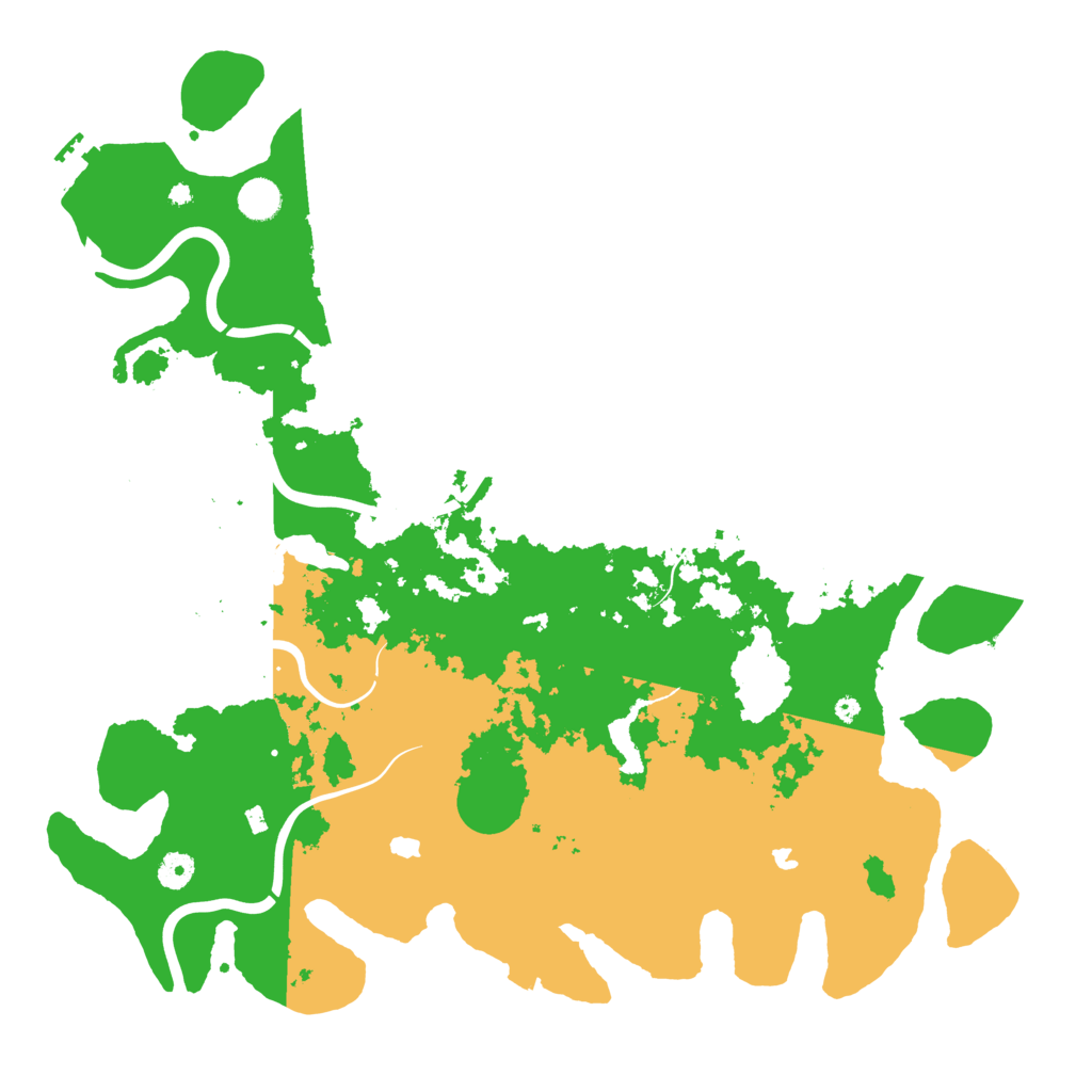 Biome Rust Map: Procedural Map, Size: 4500, Seed: 21324423