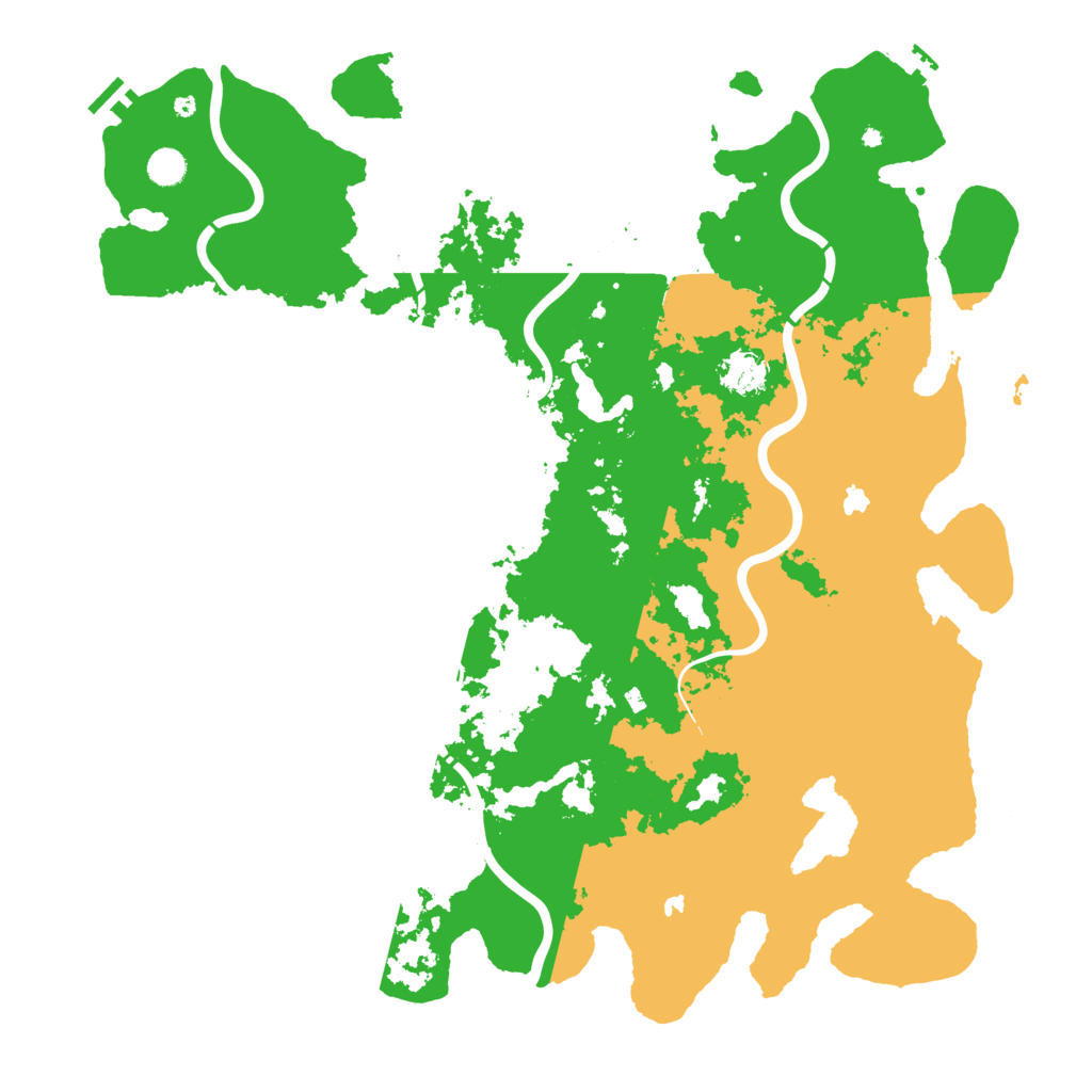 Biome Rust Map: Procedural Map, Size: 5000, Seed: 746029724