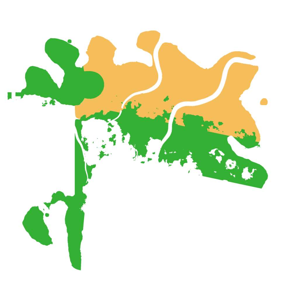 Biome Rust Map: Procedural Map, Size: 3000, Seed: 24681357