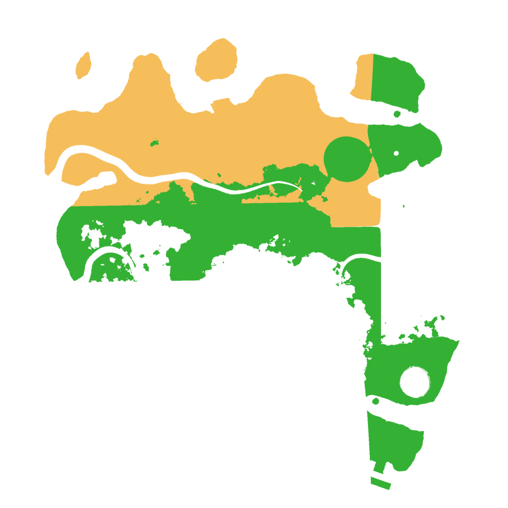 Biome Rust Map: Procedural Map, Size: 3000, Seed: 758485697