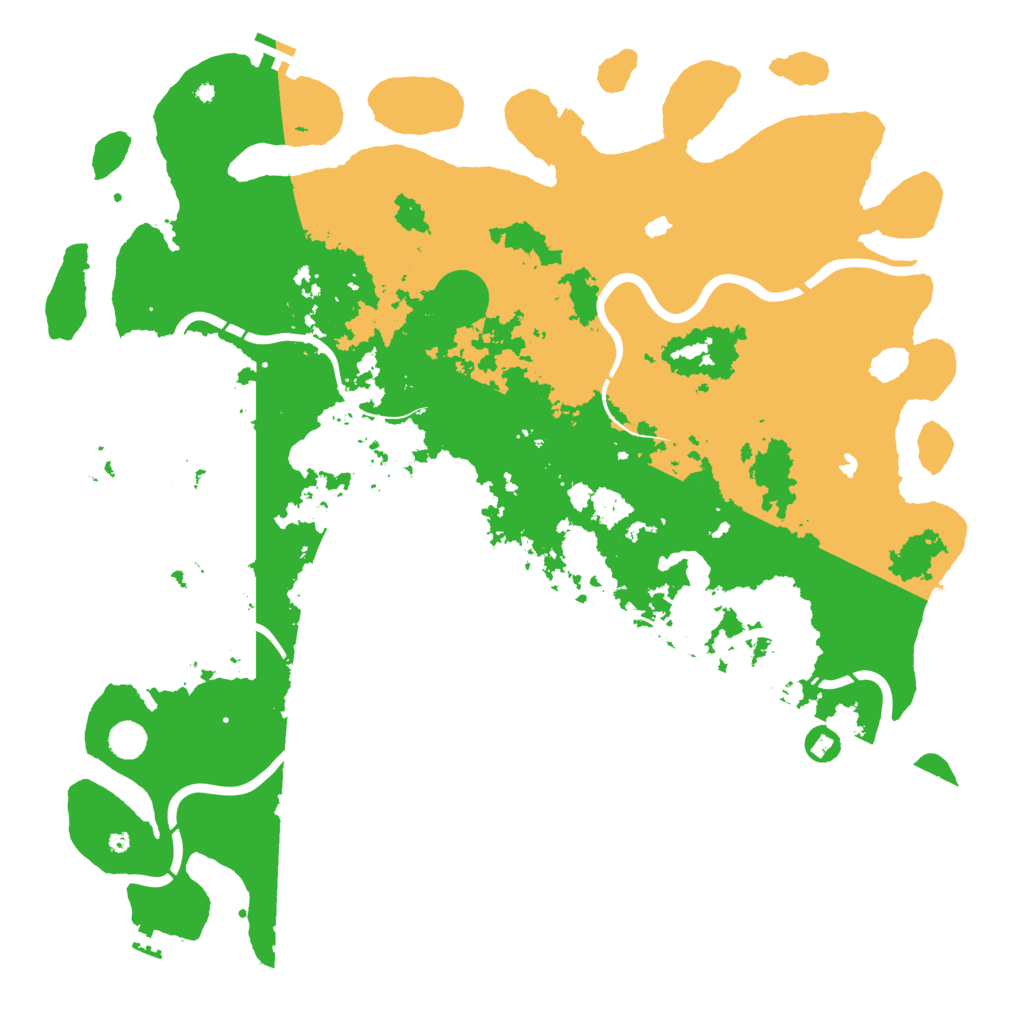 Biome Rust Map: Procedural Map, Size: 4900, Seed: 745638469