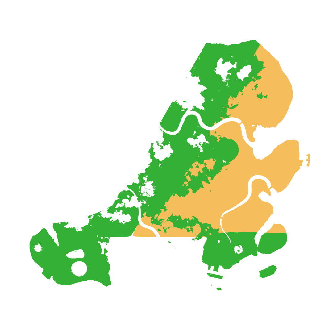 Biome Rust Map: Procedural Map, Size: 3750, Seed: 424571004