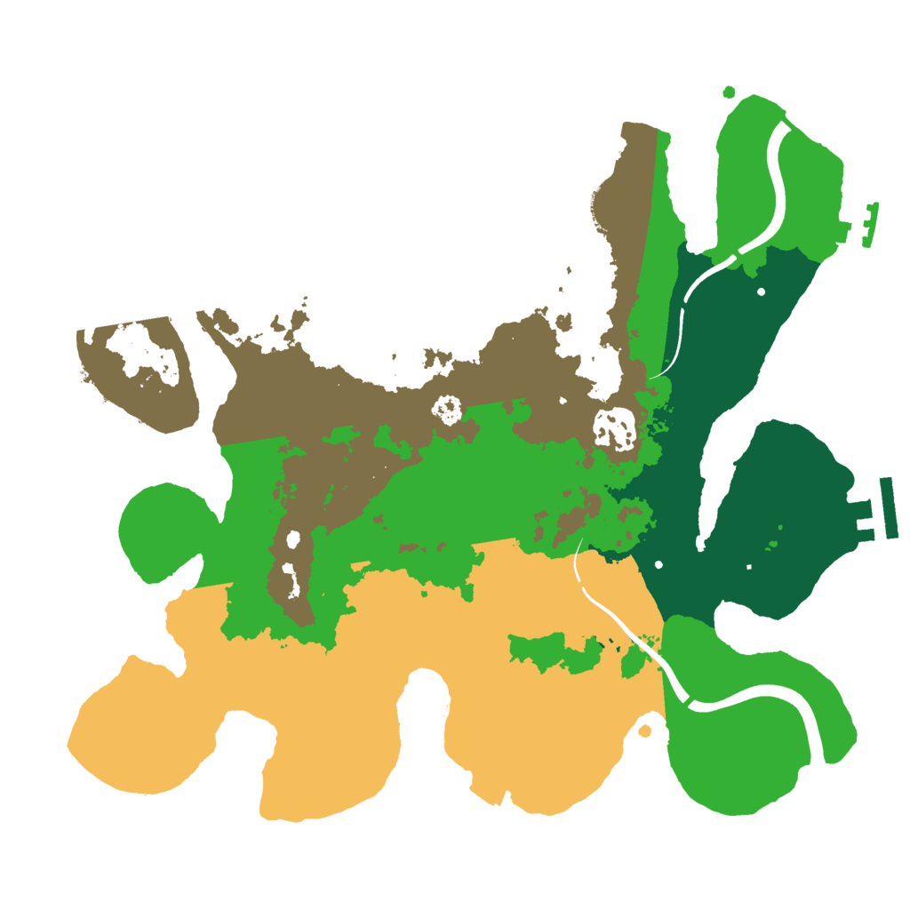 Biome Rust Map: Procedural Map, Size: 3000, Seed: 678675