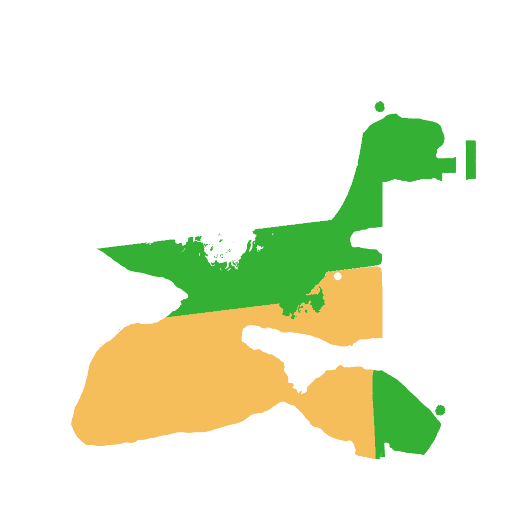 Biome Rust Map: Procedural Map, Size: 2000, Seed: 79141