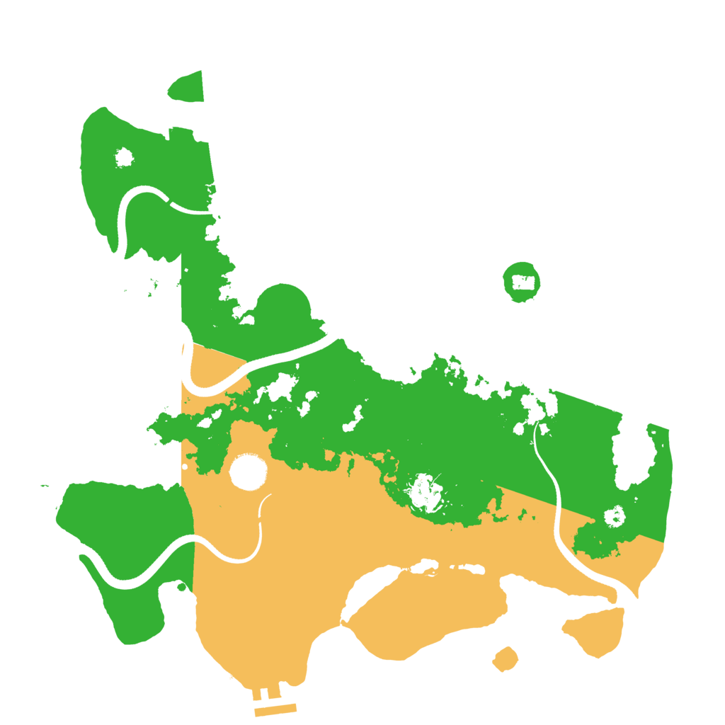 Biome Rust Map: Procedural Map, Size: 3500, Seed: 1126540182