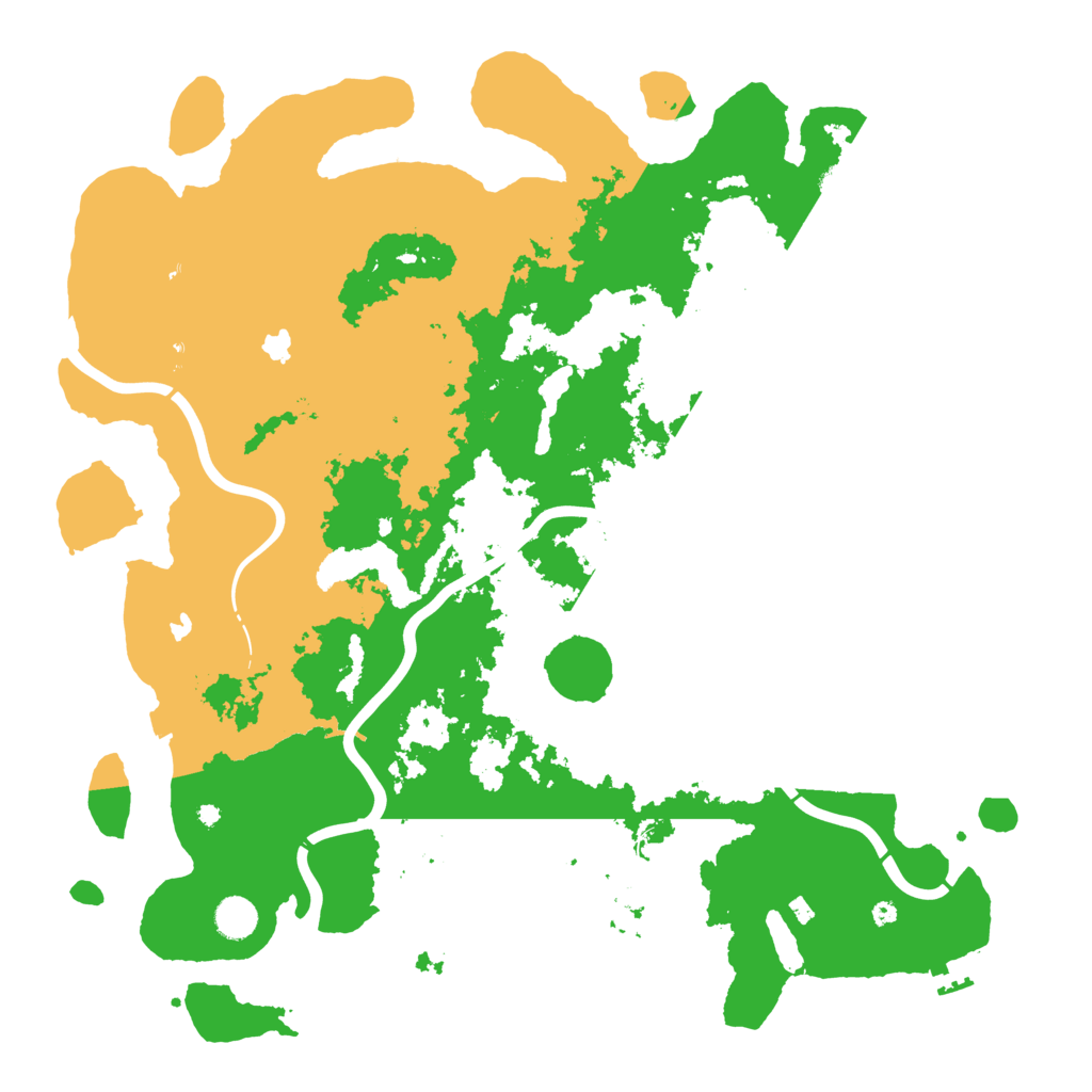 Biome Rust Map: Procedural Map, Size: 4500, Seed: 1093661899