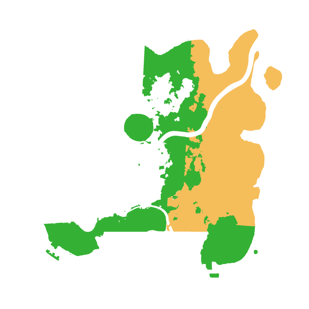 Biome Rust Map: Procedural Map, Size: 3000, Seed: 2000164689