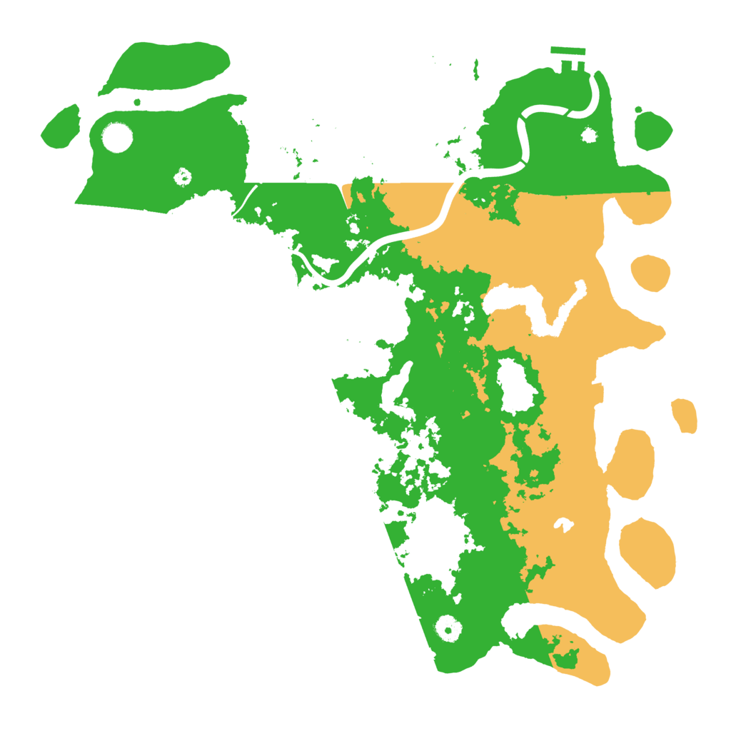 Biome Rust Map: Procedural Map, Size: 4250, Seed: 138239743
