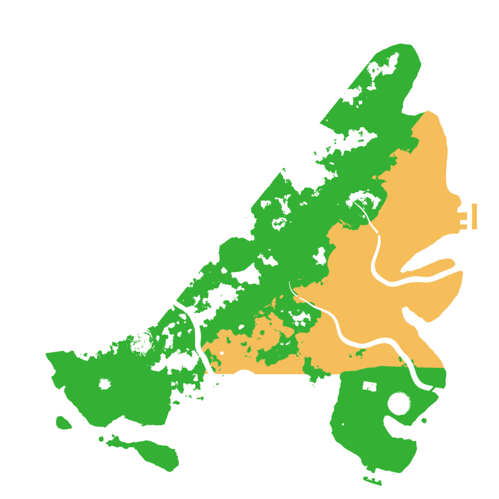 Biome Rust Map: Procedural Map, Size: 3900, Seed: 1973992482