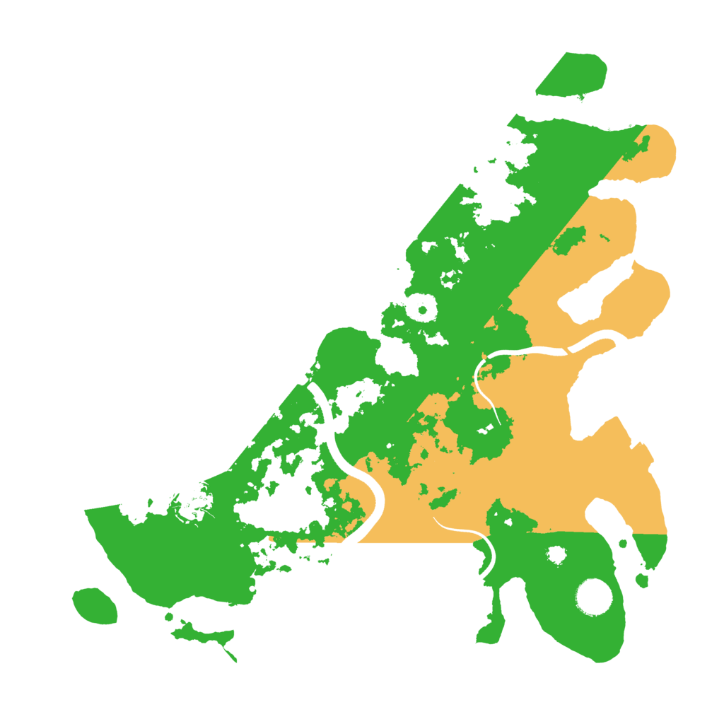 Biome Rust Map: Procedural Map, Size: 3500, Seed: 1973992482