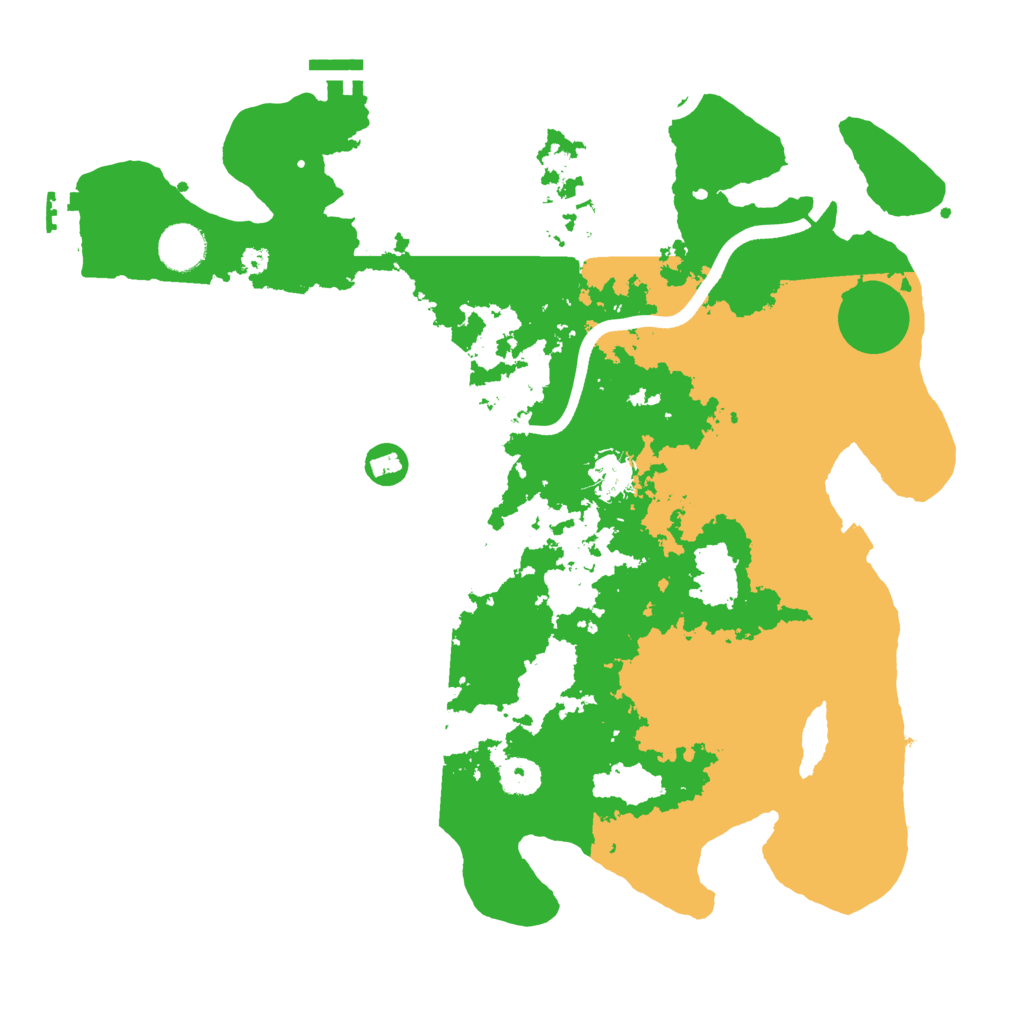 Biome Rust Map: Procedural Map, Size: 3800, Seed: 660553575