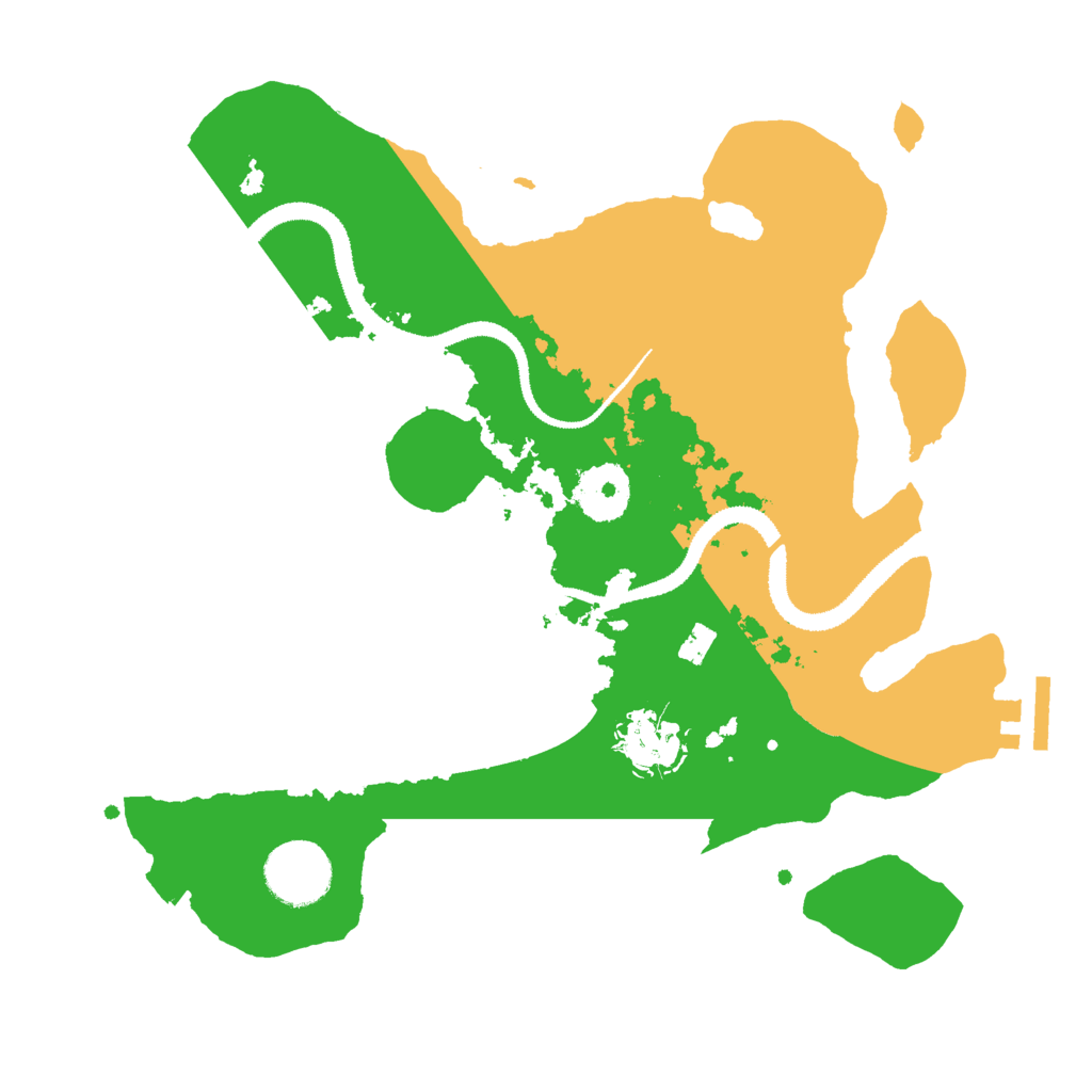 Biome Rust Map: Procedural Map, Size: 3000, Seed: 32285