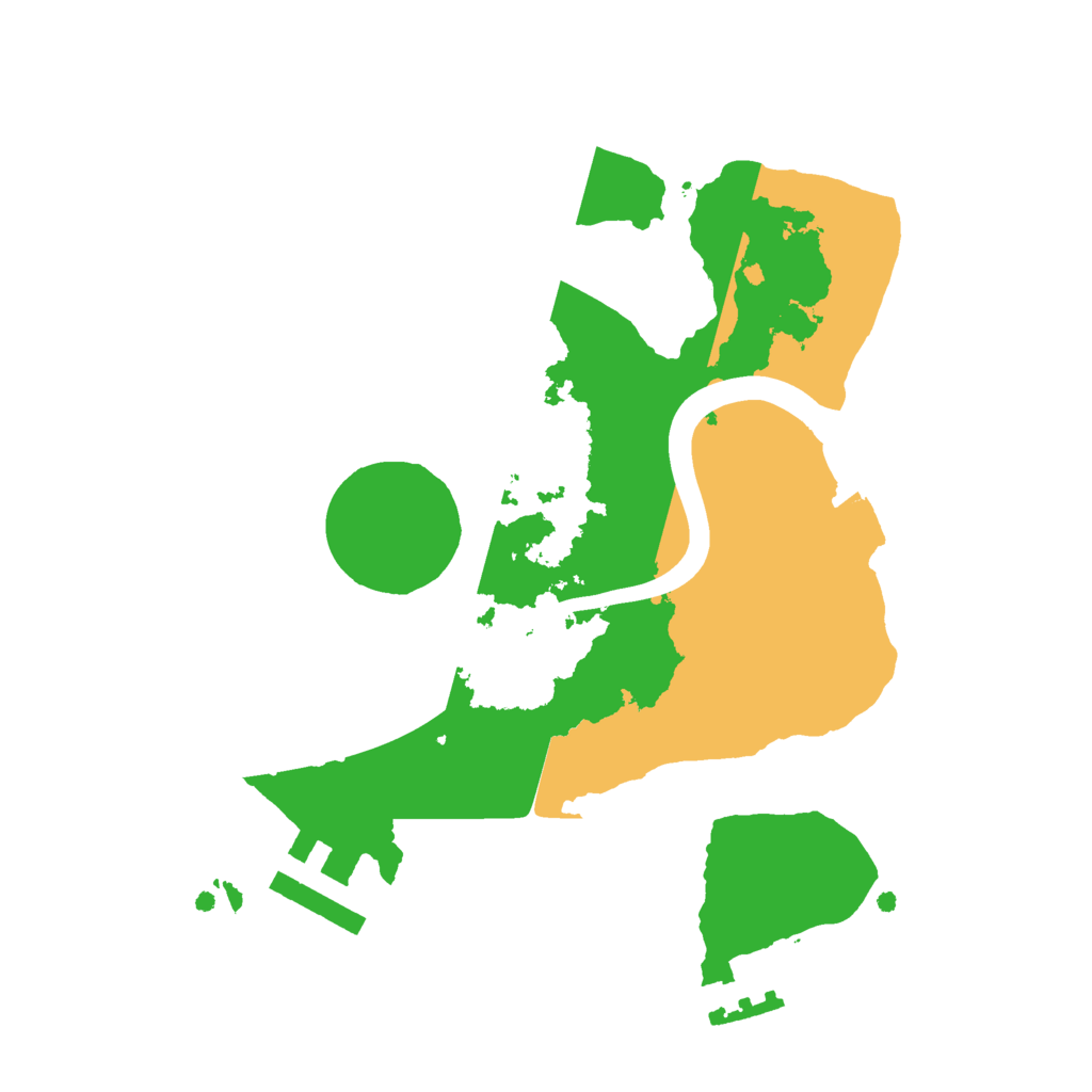 Biome Rust Map: Procedural Map, Size: 2200, Seed: 698508734