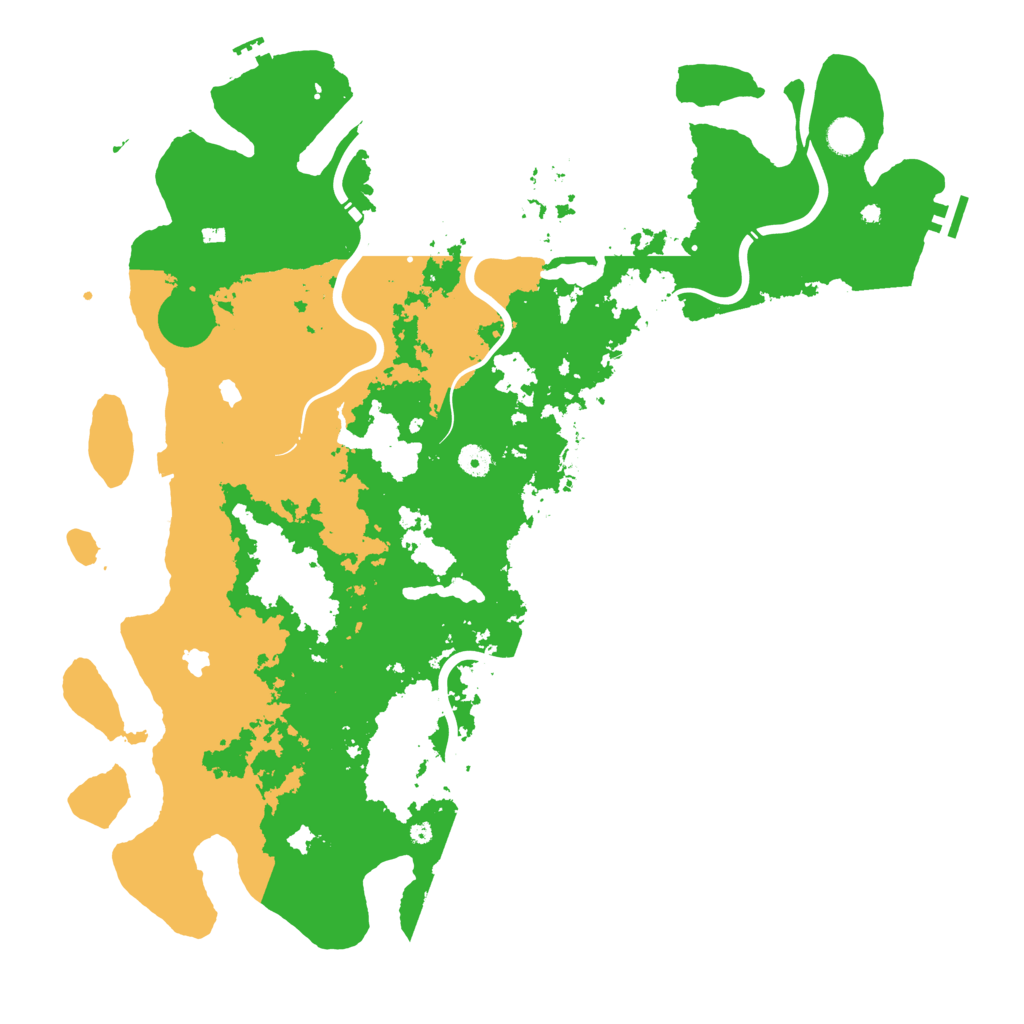 Biome Rust Map: Procedural Map, Size: 4800, Seed: 95464646