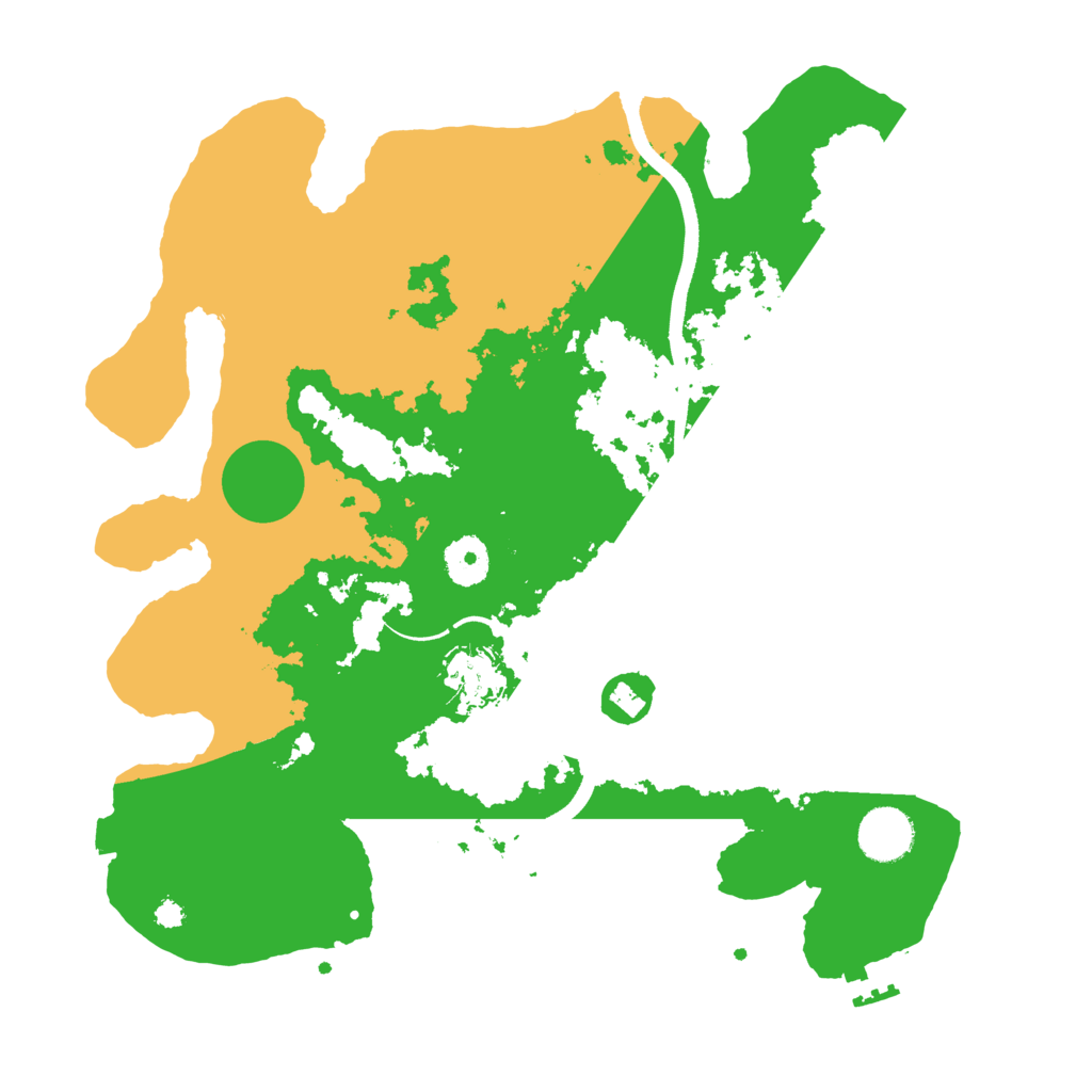 Biome Rust Map: Procedural Map, Size: 3500, Seed: 1638864214