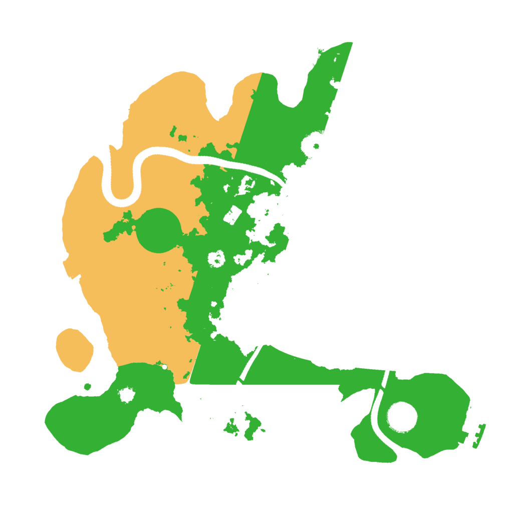 Biome Rust Map: Procedural Map, Size: 3000, Seed: 260764662