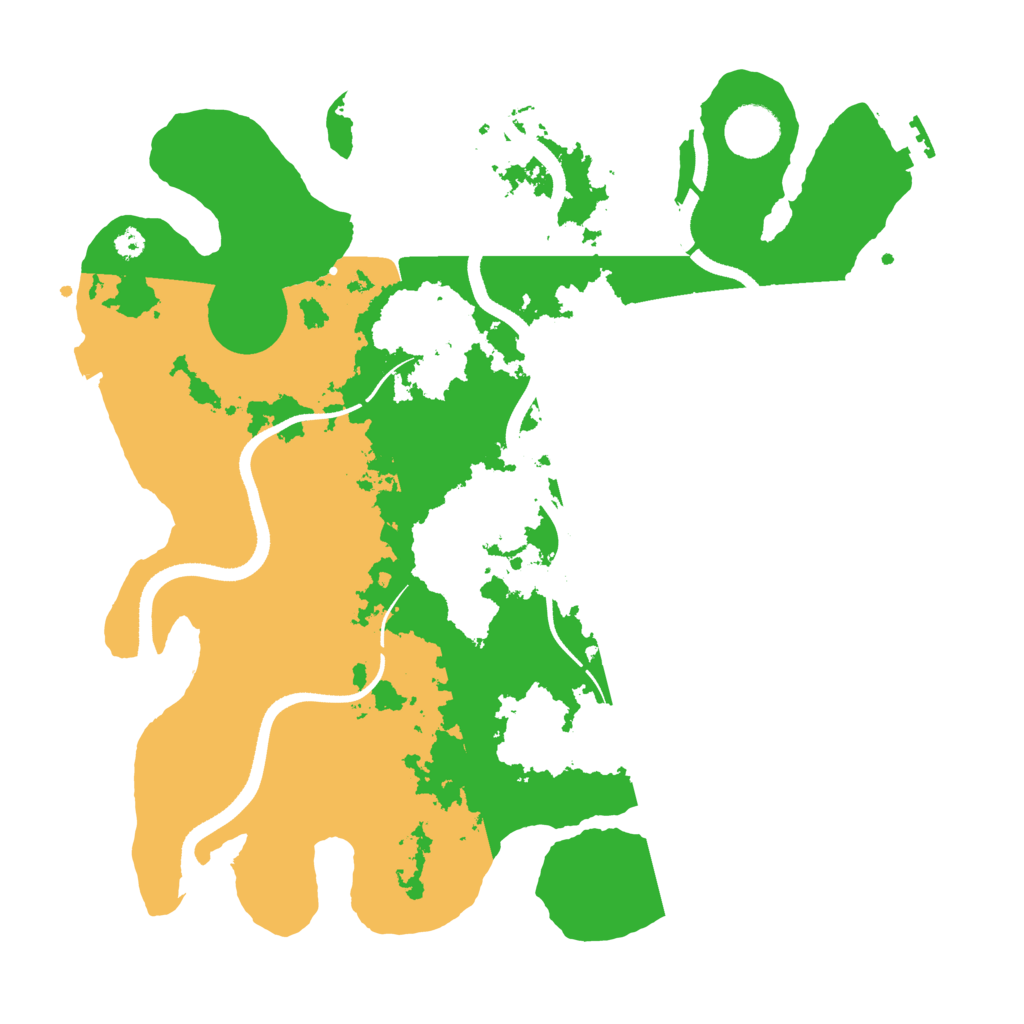 Biome Rust Map: Procedural Map, Size: 3500, Seed: 20260723