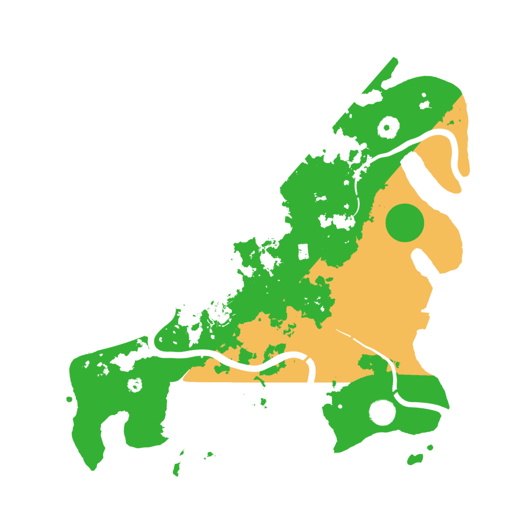 Biome Rust Map: Procedural Map, Size: 3500, Seed: 1510940107