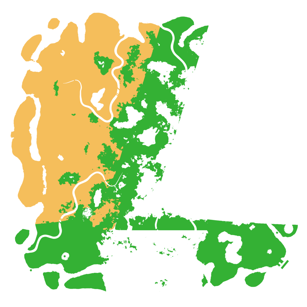 Biome Rust Map: Procedural Map, Size: 6000, Seed: 1929596993