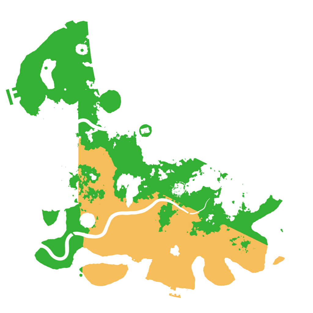 Biome Rust Map: Procedural Map, Size: 4000, Seed: 608939071