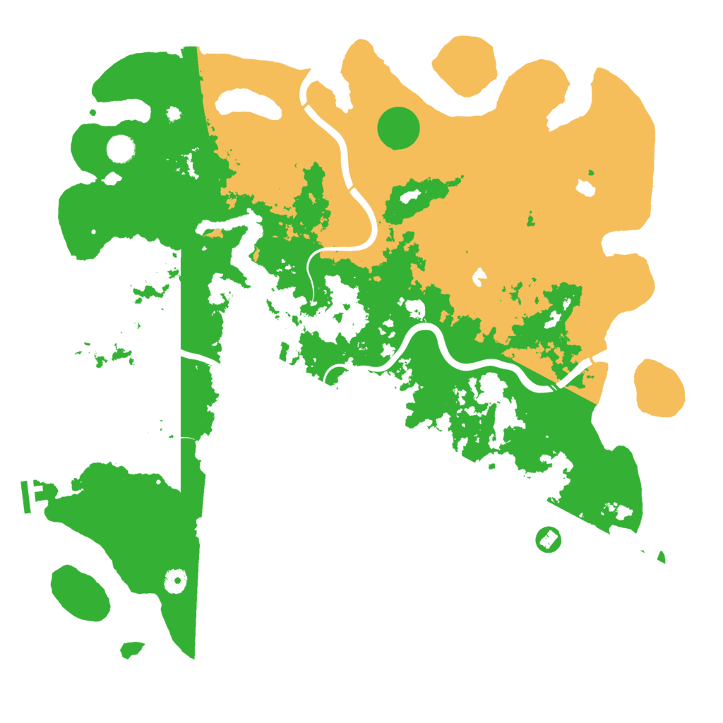 Biome Rust Map: Procedural Map, Size: 4500, Seed: 527168025