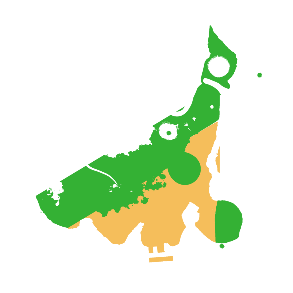 Biome Rust Map: Procedural Map, Size: 2500, Seed: 2002322529