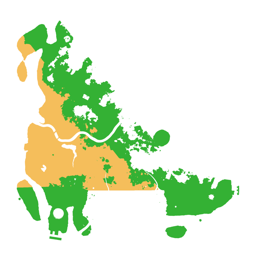 Biome Rust Map: Procedural Map, Size: 4250, Seed: 86990550