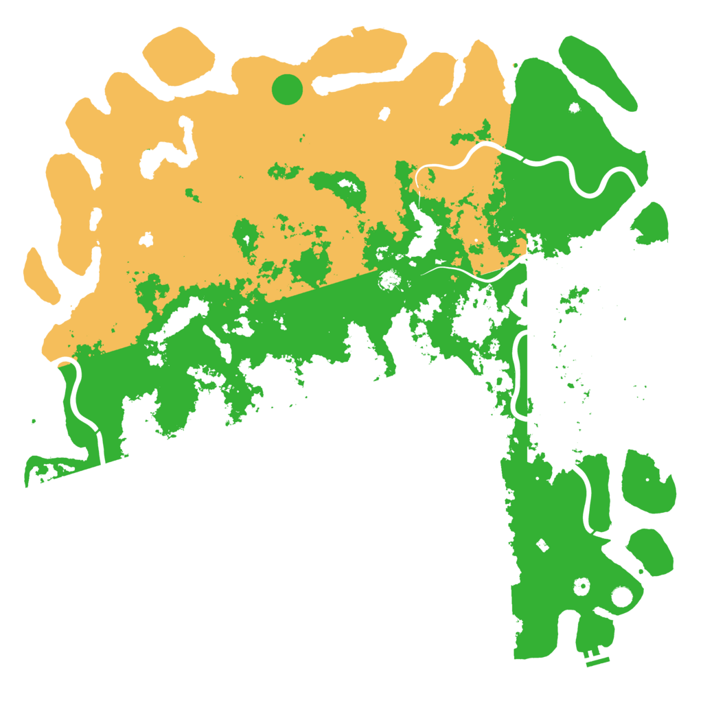 Biome Rust Map: Procedural Map, Size: 6000, Seed: 914284569