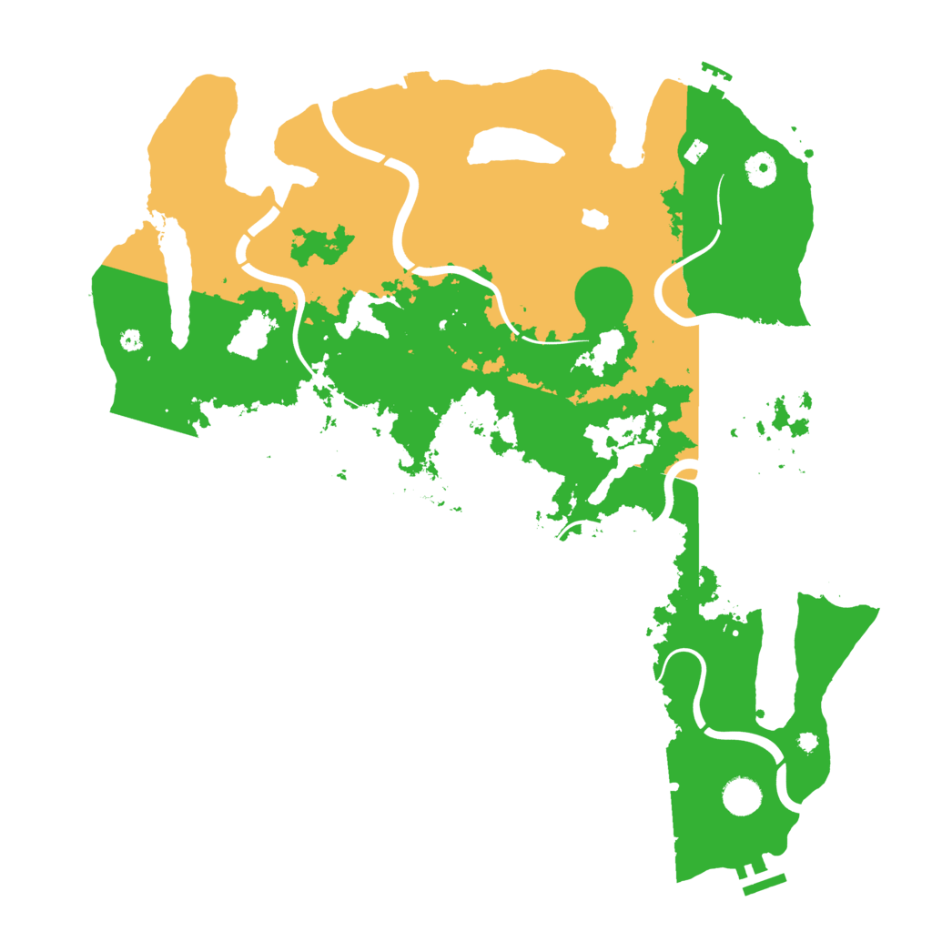 Biome Rust Map: Procedural Map, Size: 4250, Seed: 266076