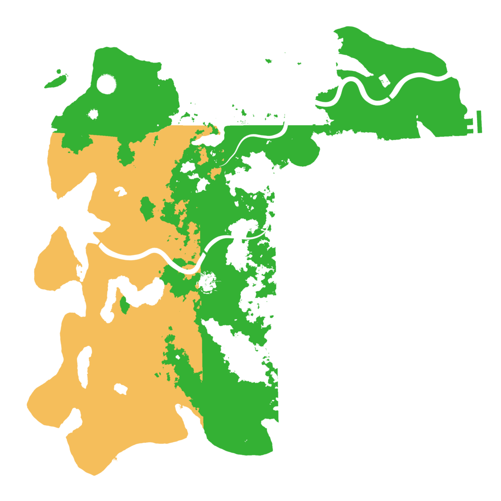 Biome Rust Map: Procedural Map, Size: 4500, Seed: 139267195