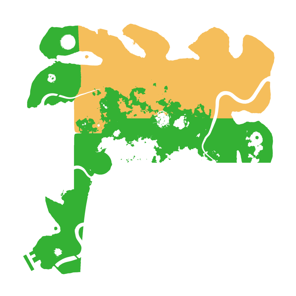 Biome Rust Map: Procedural Map, Size: 3500, Seed: 1849126623