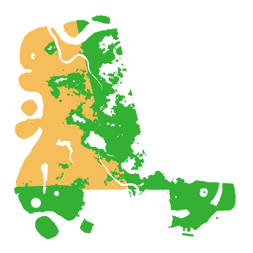Biome Rust Map: Procedural Map, Size: 4500, Seed: 1203661601