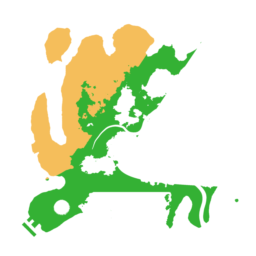 Biome Rust Map: Procedural Map, Size: 3000, Seed: 908209093