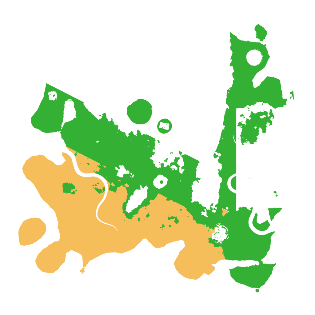 Biome Rust Map: Procedural Map, Size: 3500, Seed: 1513299637