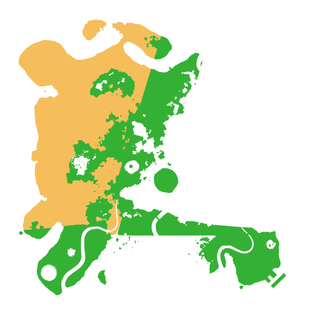Biome Rust Map: Procedural Map, Size: 3500, Seed: 1943488048