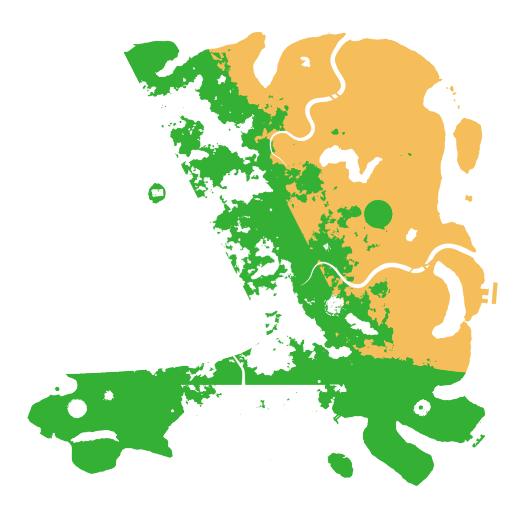 Biome Rust Map: Procedural Map, Size: 4800, Seed: 929427957