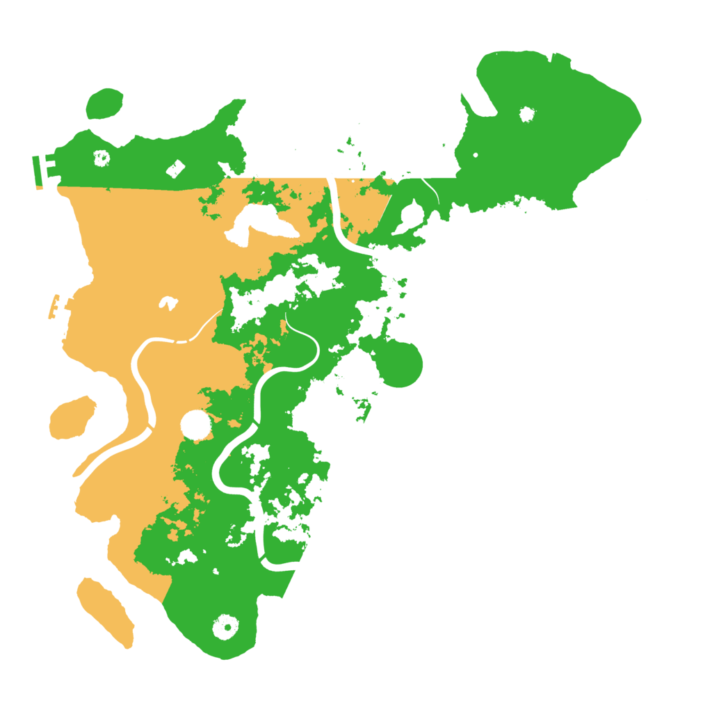 Biome Rust Map: Procedural Map, Size: 4250, Seed: 837775557