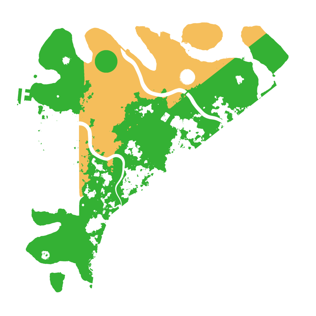 Biome Rust Map: Procedural Map, Size: 3700, Seed: 267756581