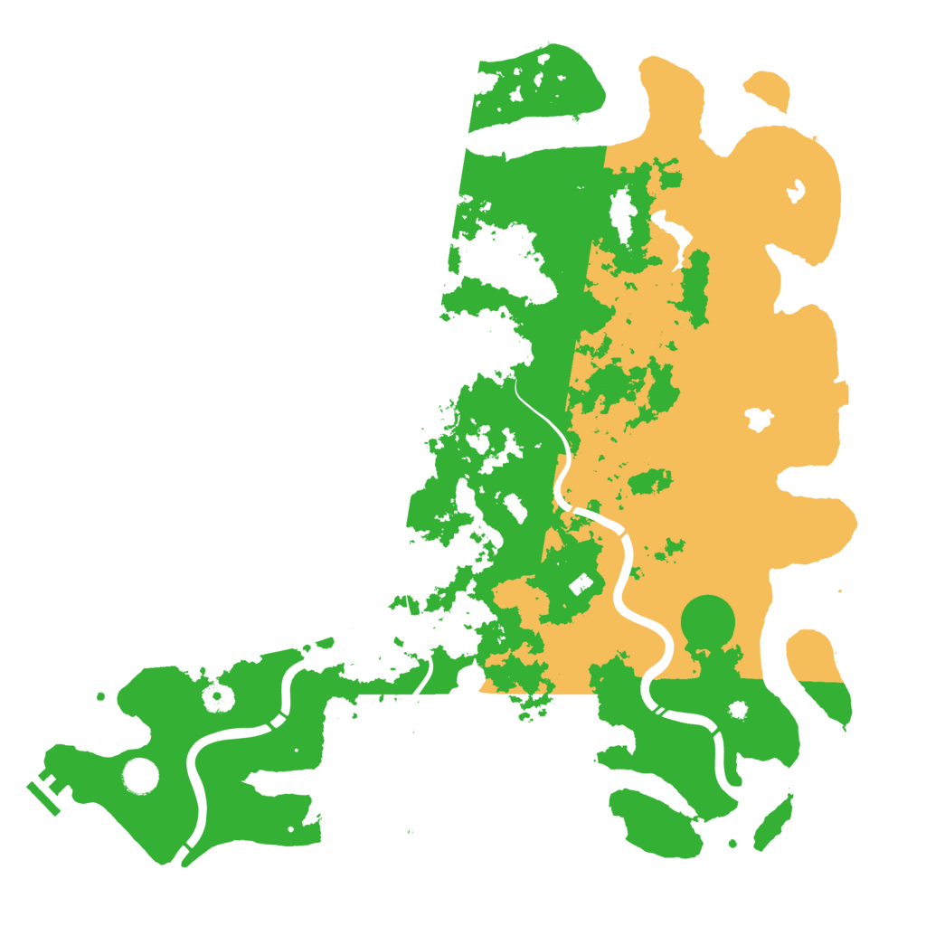 Biome Rust Map: Procedural Map, Size: 4500, Seed: 1855816893