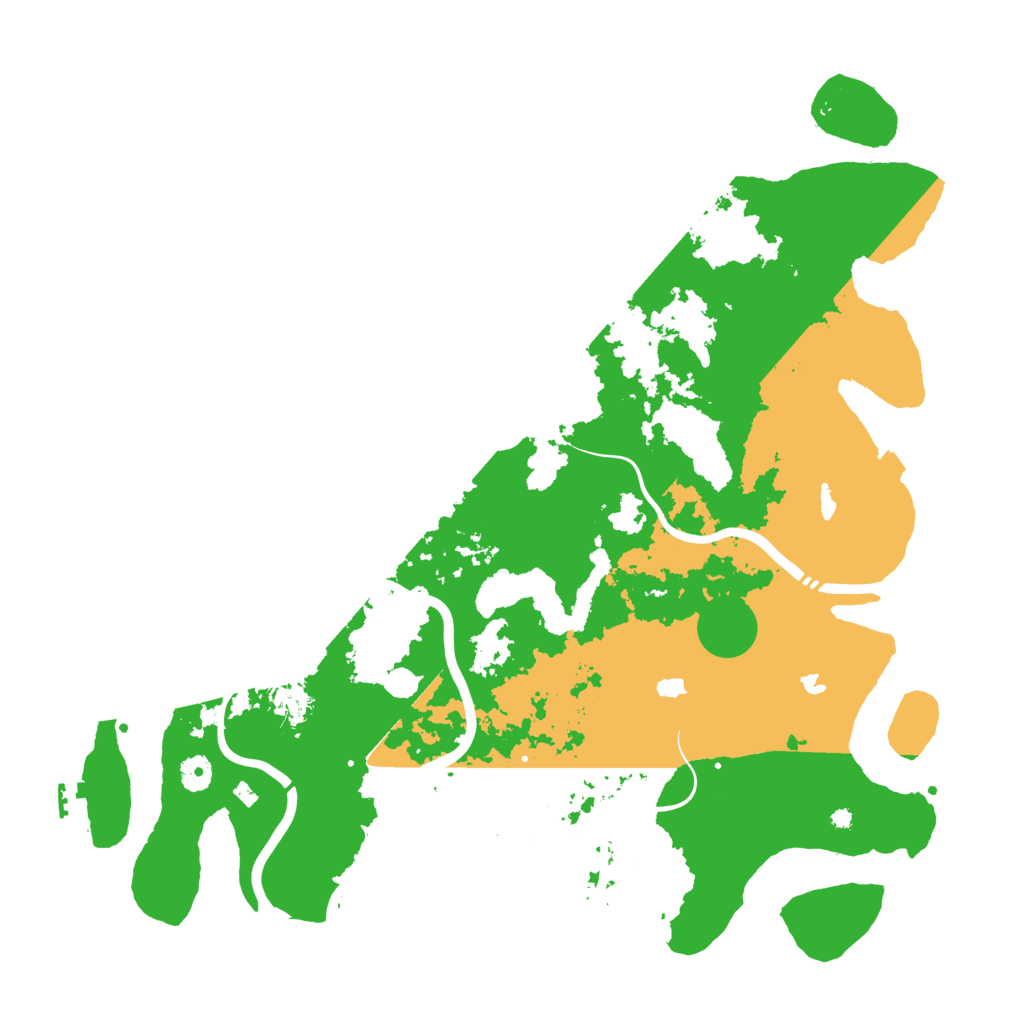 Biome Rust Map: Procedural Map, Size: 4500, Seed: 2044794316
