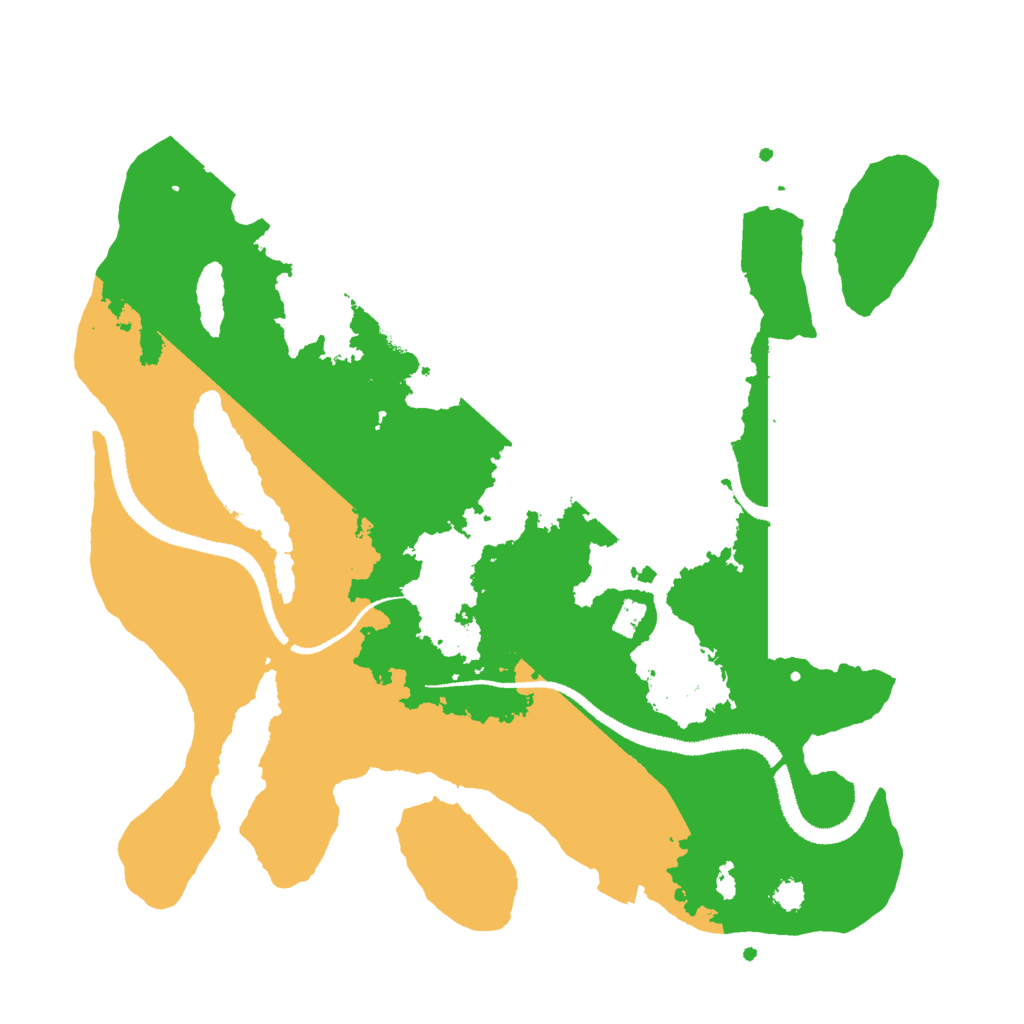 Biome Rust Map: Procedural Map, Size: 3000, Seed: 27463635