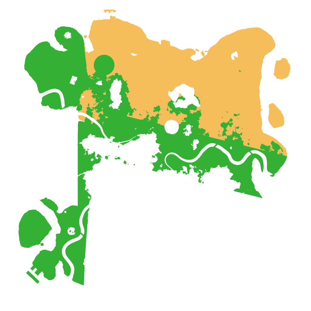 Biome Rust Map: Procedural Map, Size: 4000, Seed: 1717850040