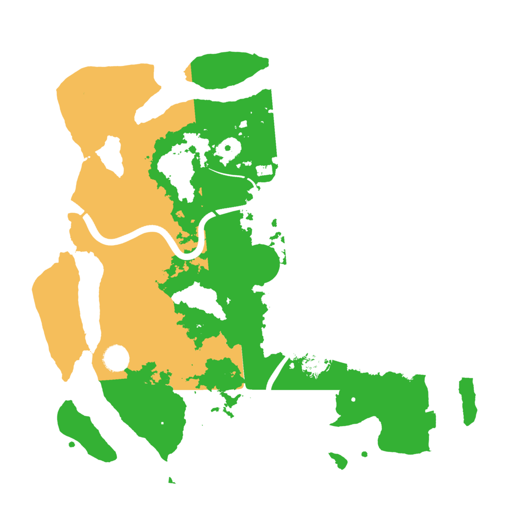Biome Rust Map: Procedural Map, Size: 3500, Seed: 765640818