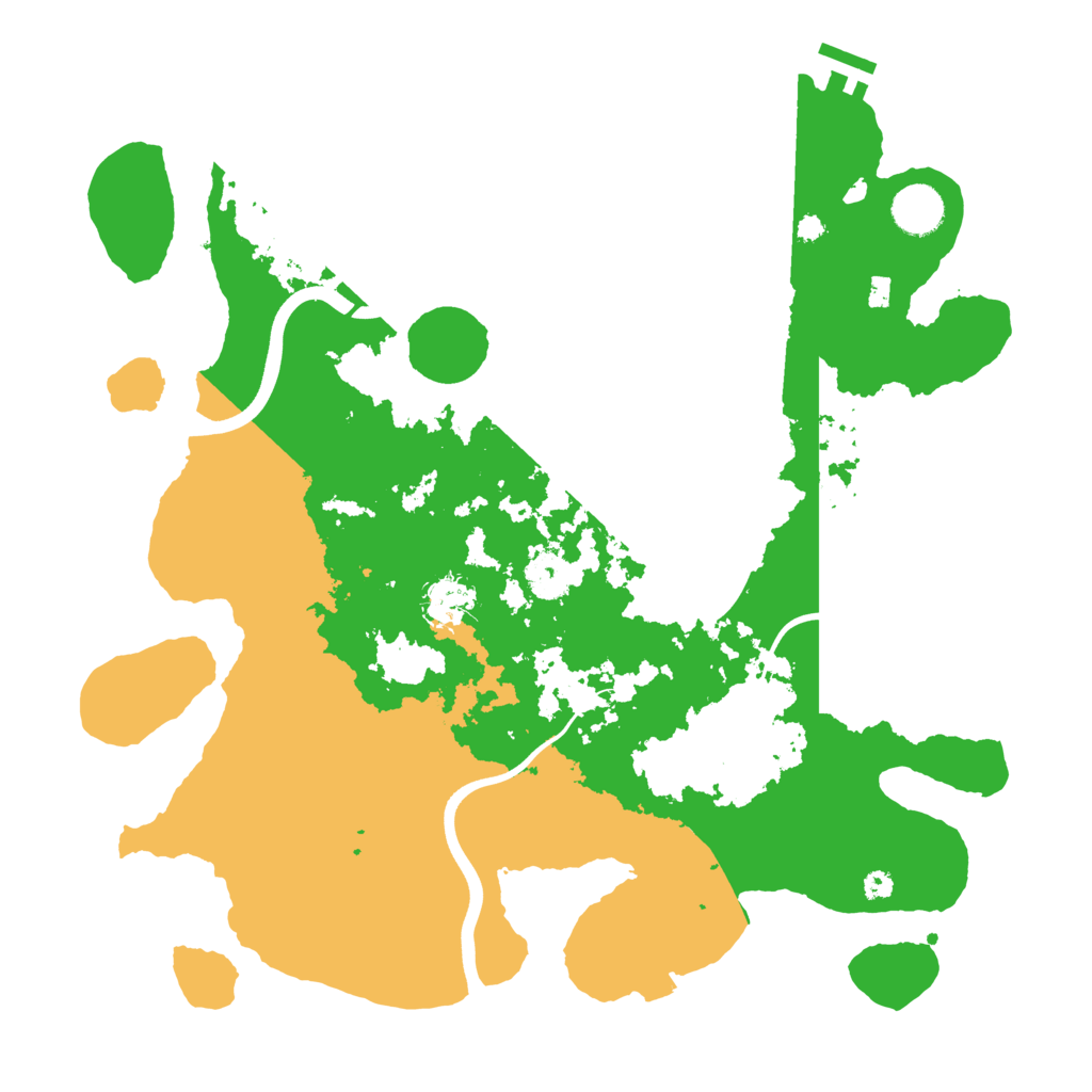Biome Rust Map: Procedural Map, Size: 3750, Seed: 651072209