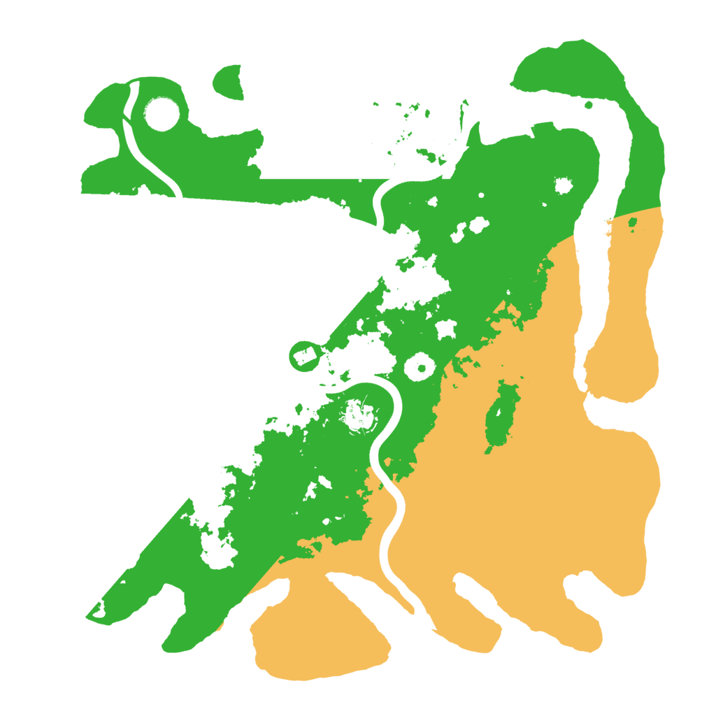 Biome Rust Map: Procedural Map, Size: 3700, Seed: 1342629084