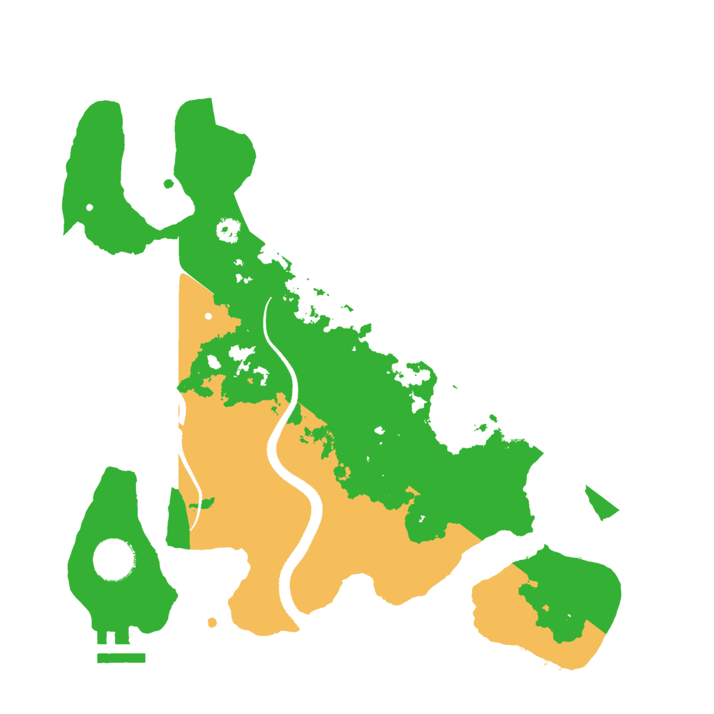 Biome Rust Map: Procedural Map, Size: 3000, Seed: 41767