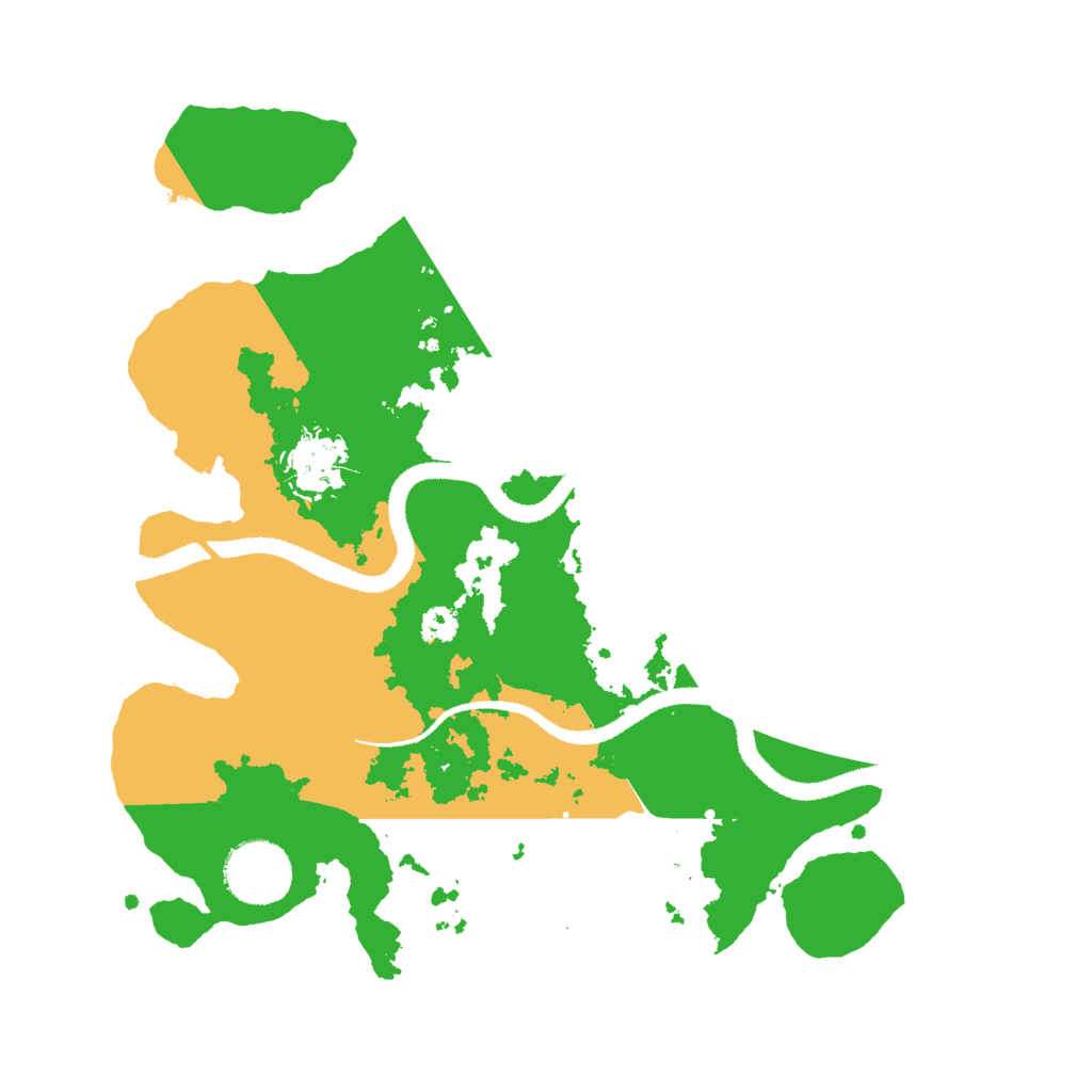 Biome Rust Map: Procedural Map, Size: 3000, Seed: 588660615